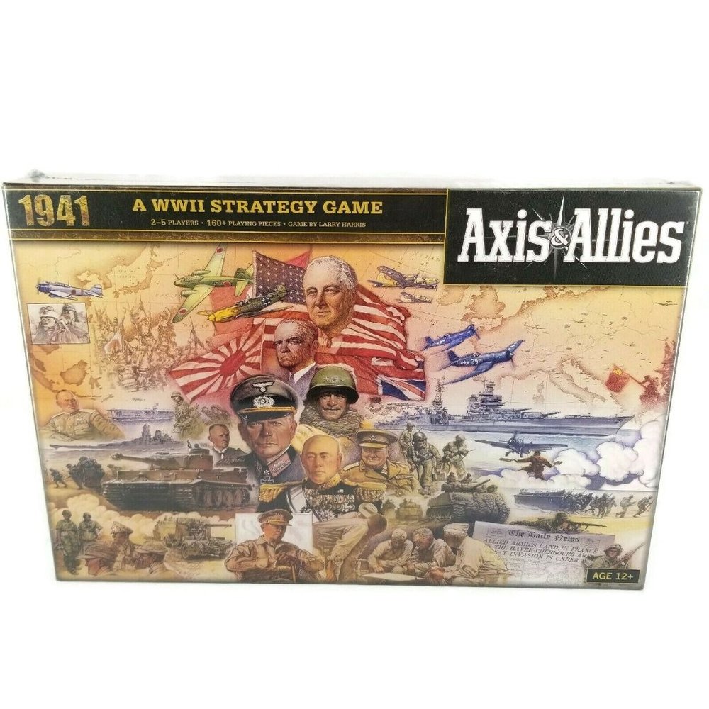 Axis and Allies 1941 Board Game WWII Wizards of The Coast Avalon Hill SEALED